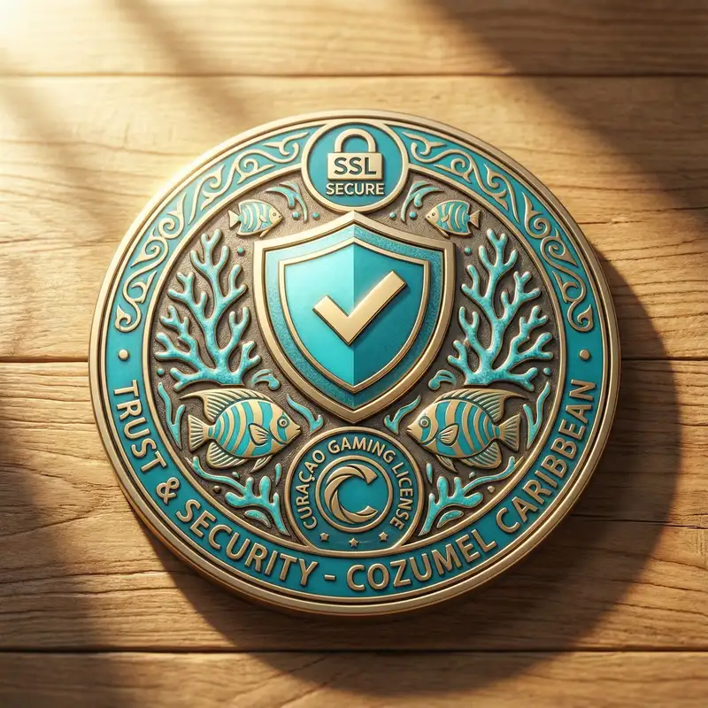 Sello de licencia Curaçao eGaming y certificación SSL de seguridad